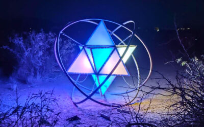 LAUNCH PAD FEATURE: Artist Spencer Edgerton Creates The Merkaba Molecule Sculpture